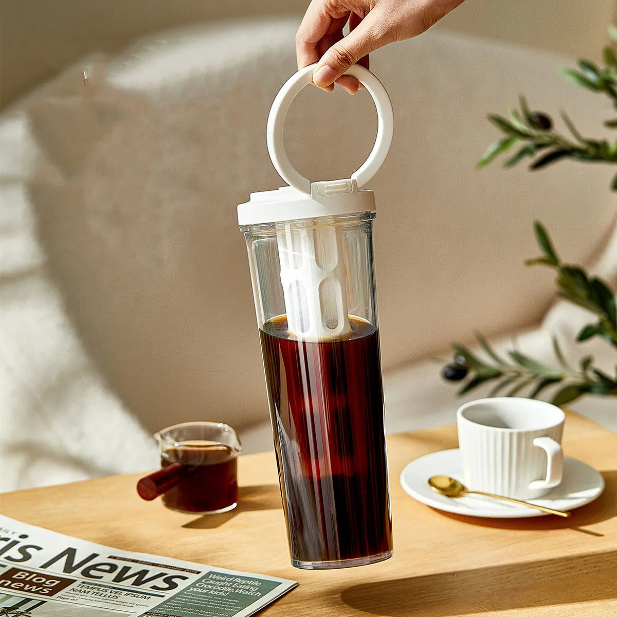 Manual cold brew coffee